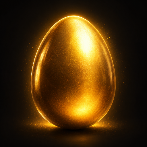Golden egg icon